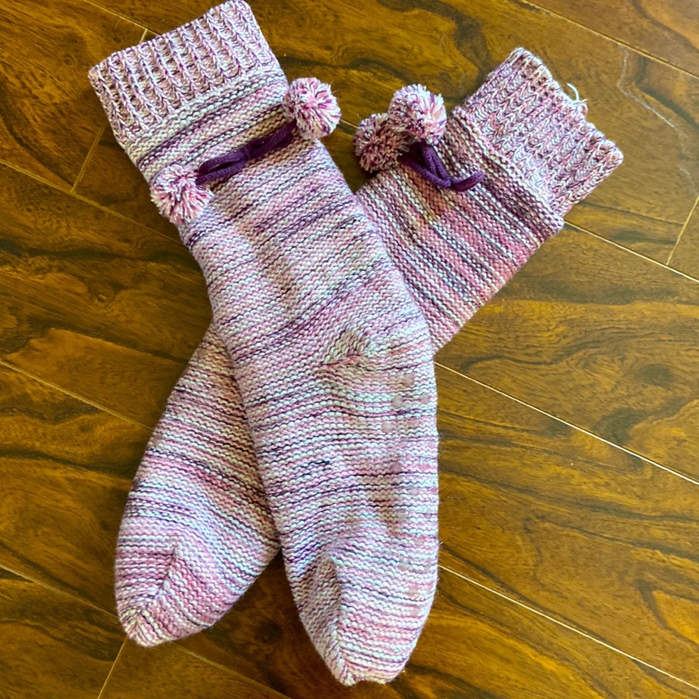 Beautiful grippy slipper socks
